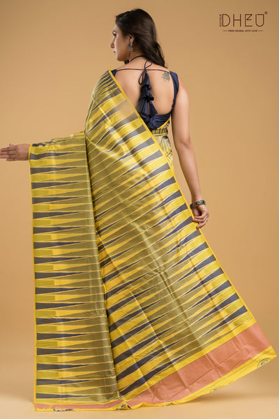 Exclusive Ikkat Silk Saree