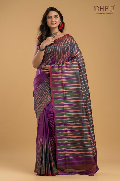 Exclusive Ikkat Silk Saree