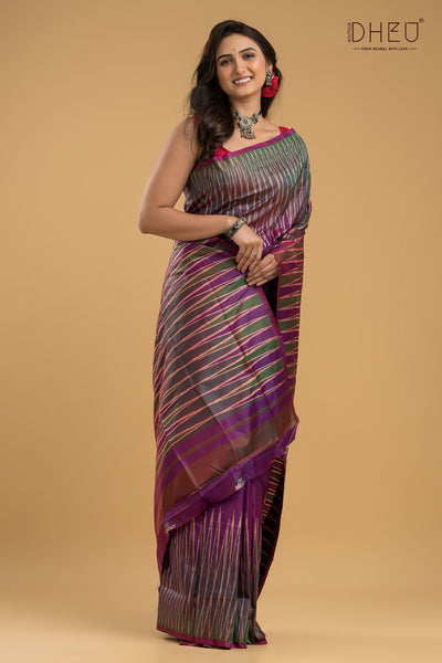 Exclusive Ikkat Silk Saree