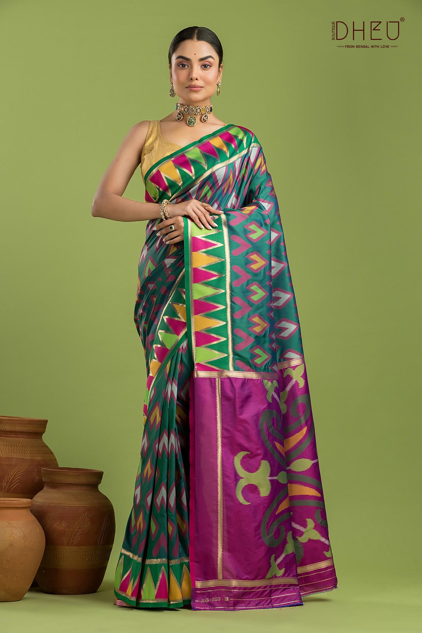 Exclusive Designer Patola Silk Saree