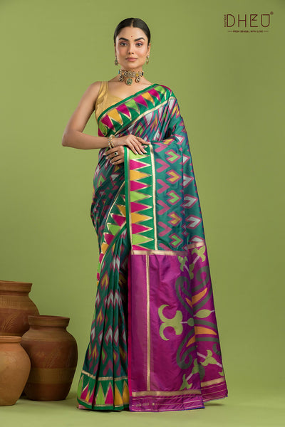 Exclusive Designer Patola Silk Saree
