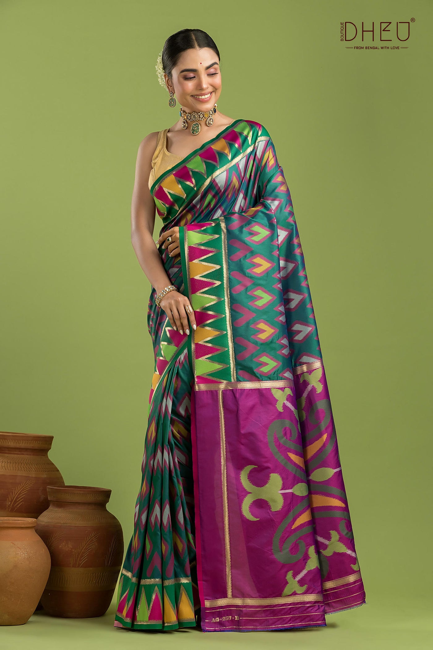 Exclusive Designer Patola Silk Saree