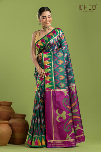 Exclusive Designer Patola Silk Saree