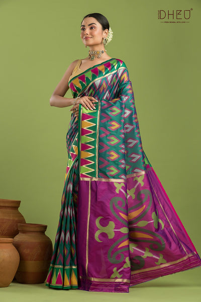 Exclusive Designer Patola Silk Saree