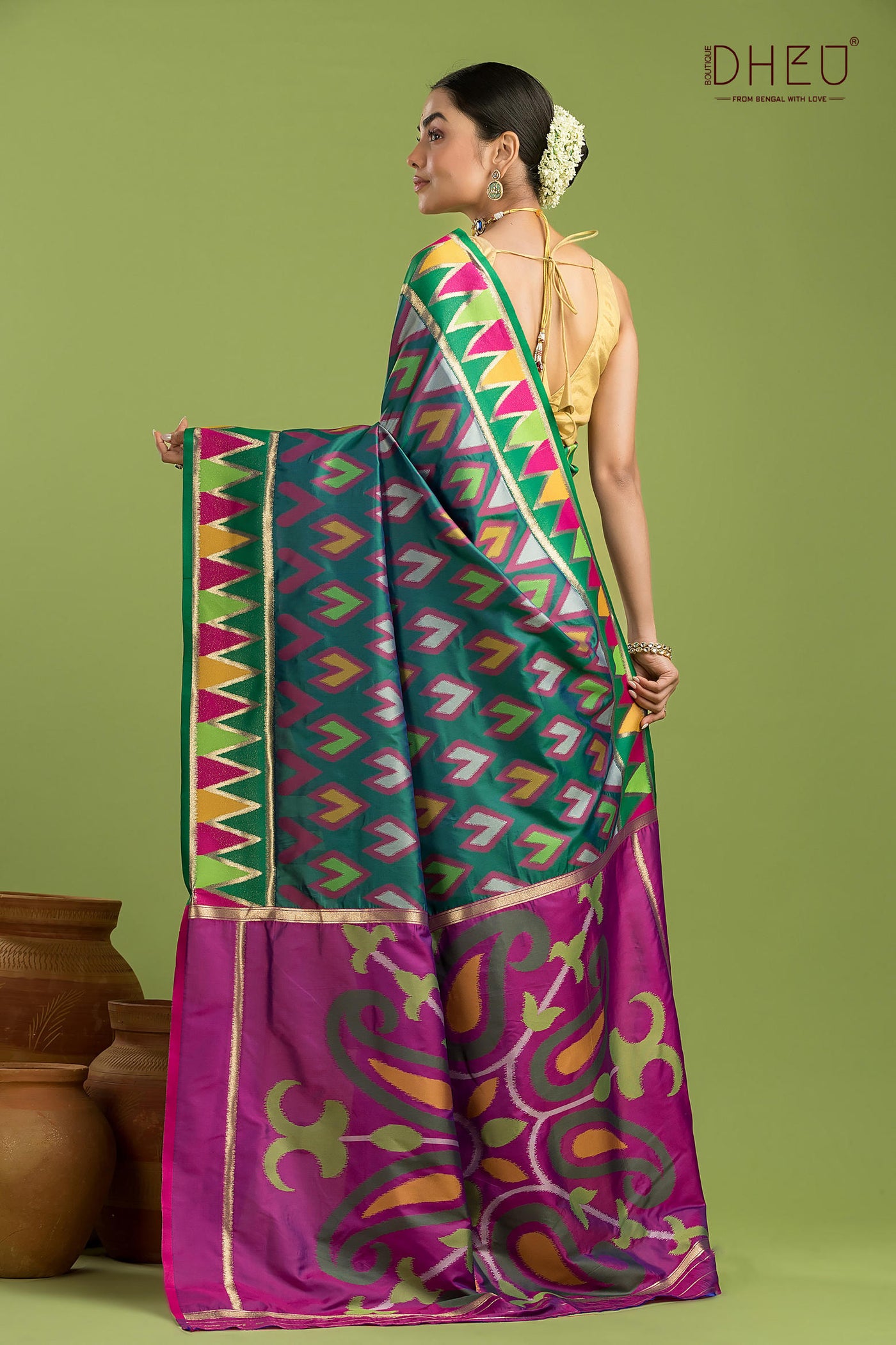 Exclusive Designer Patola Silk Saree