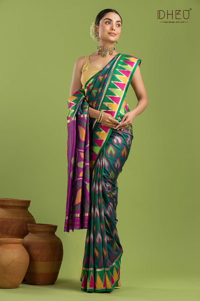 Exclusive Designer Patola Silk Saree