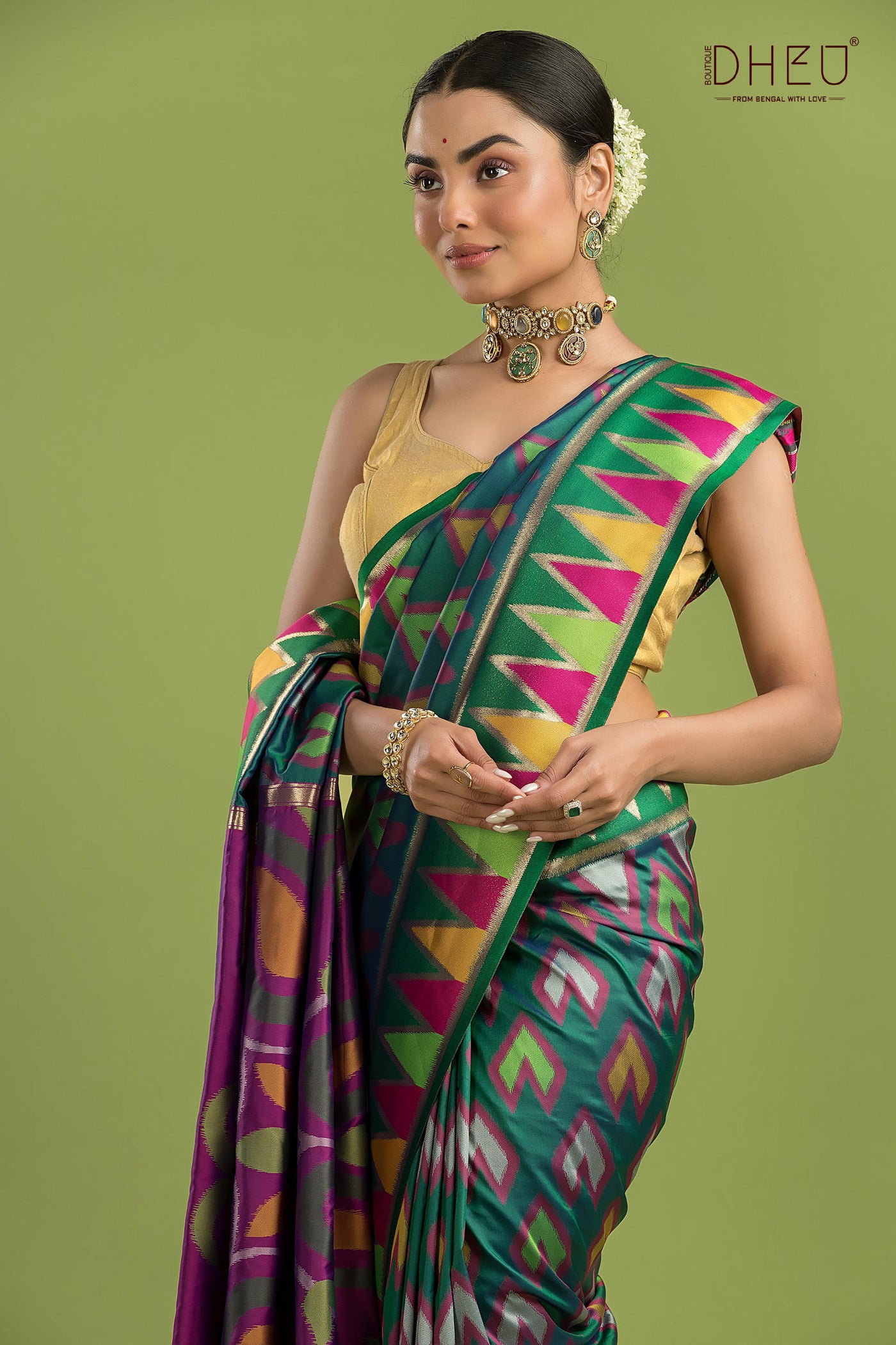 Exclusive Designer Patola Silk Saree
