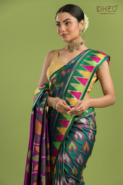 Exclusive Designer Patola Silk Saree