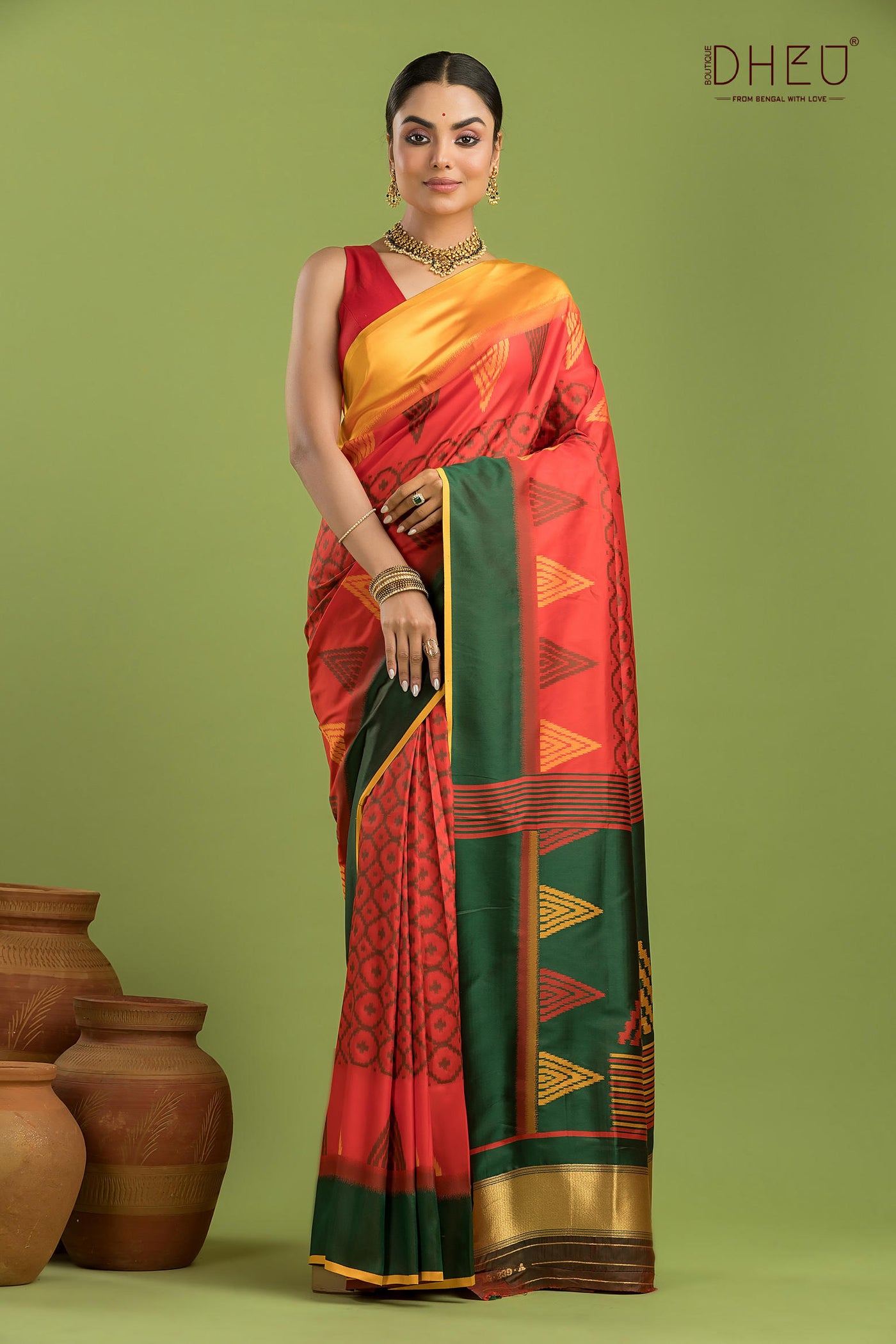 Exclusive Designer Patola Silk Saree