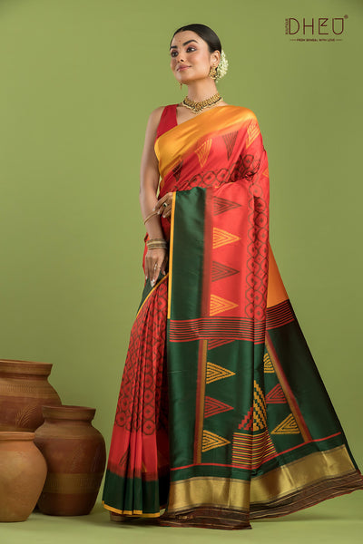 Exclusive Designer Patola Silk Saree