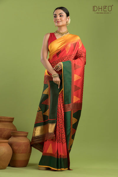 Exclusive Designer Patola Silk Saree