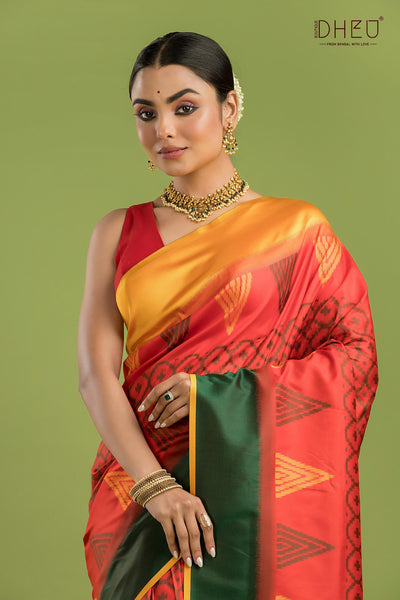 Exclusive Designer Patola Silk Saree