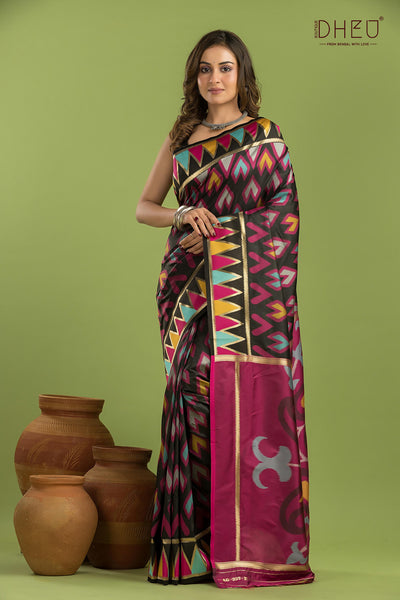Exclusive Designer Patola Silk Saree