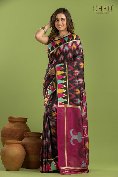Exclusive Designer Patola Silk Saree