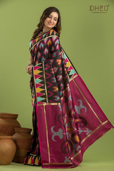 Exclusive Designer Patola Silk Saree