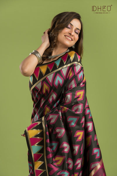 Exclusive Designer Patola Silk Saree