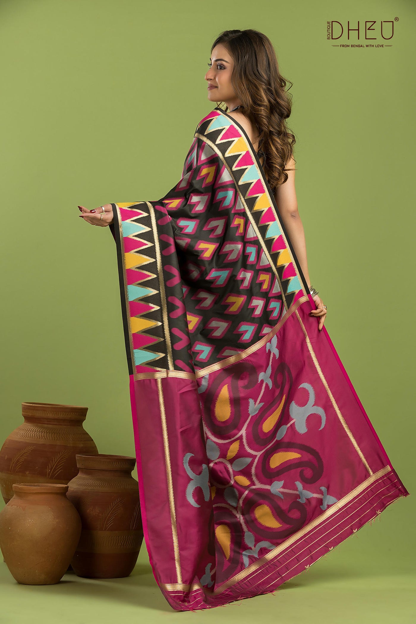 Exclusive Designer Patola Silk Saree