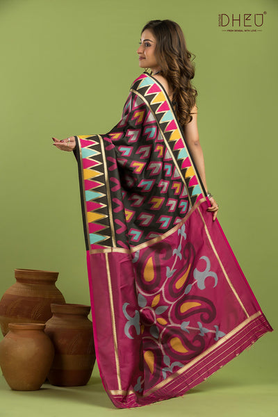 Exclusive Designer Patola Silk Saree