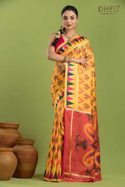 Exclusive Designer Patola Silk Saree