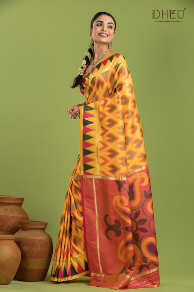 Exclusive Designer Patola Silk Saree