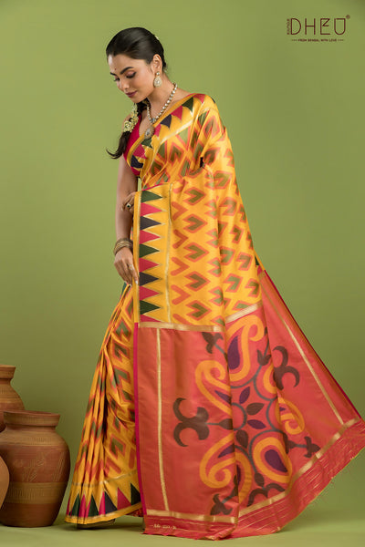 Exclusive Designer Patola Silk Saree