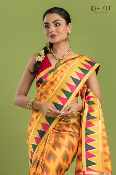 Exclusive Designer Patola Silk Saree