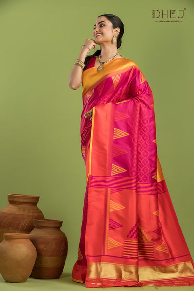 Exclusive Designer Patola Silk Saree