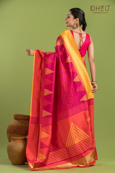 Exclusive Designer Patola Silk Saree