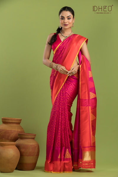 Exclusive Designer Patola Silk Saree