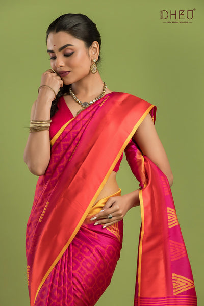 Exclusive Designer Patola Silk Saree