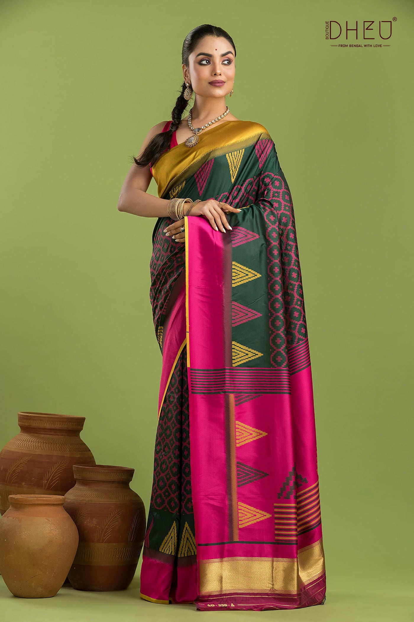 Exclusive Designer Patola Silk Saree