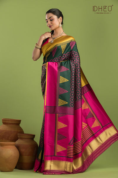 Exclusive Designer Patola Silk Saree