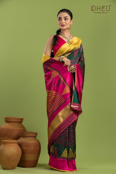 Exclusive Designer Patola Silk Saree