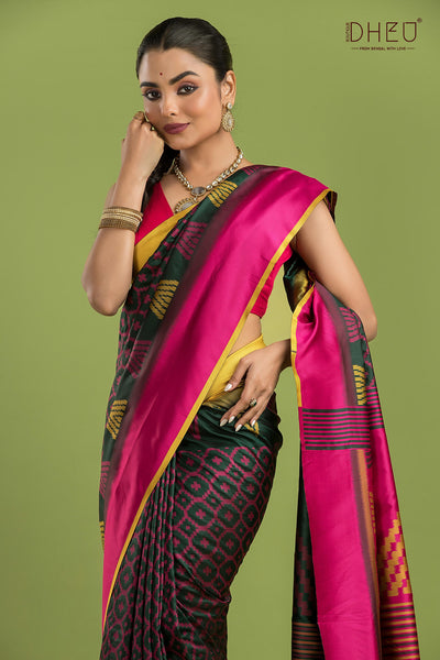Exclusive Designer Patola Silk Saree