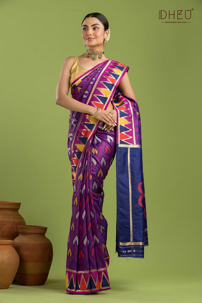 Exclusive Designer Patola Silk Saree
