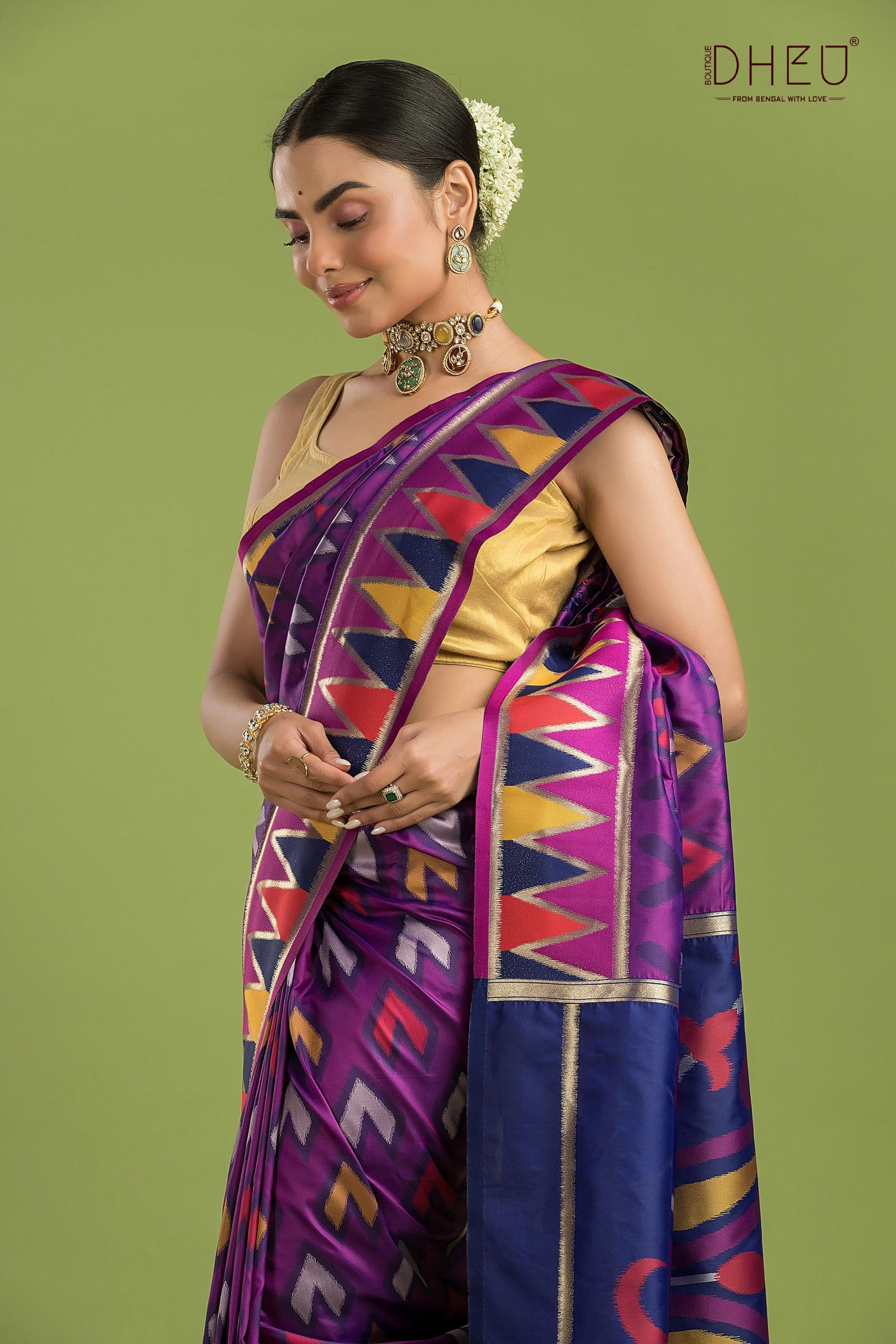 Exclusive Designer Patola Silk Saree