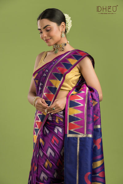 Exclusive Designer Patola Silk Saree