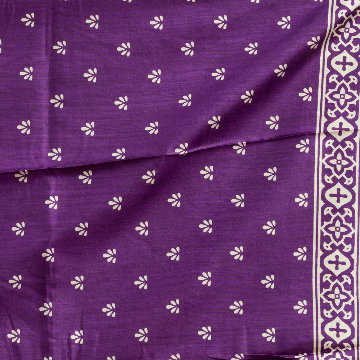 Handloom Printed Silk Saree