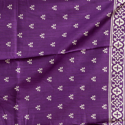 Handloom Printed Silk Saree
