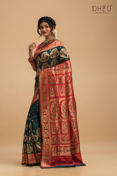 Shakatam - Swarnachari Silk Saree