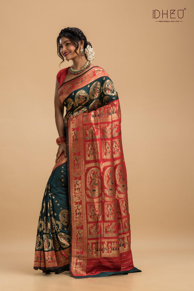 Shakatam - Swarnachari Silk Saree
