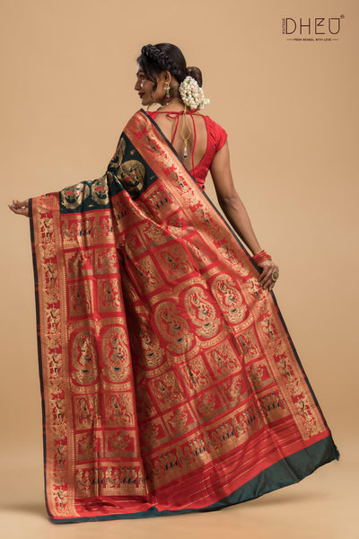 Shakatam - Swarnachari Silk Saree