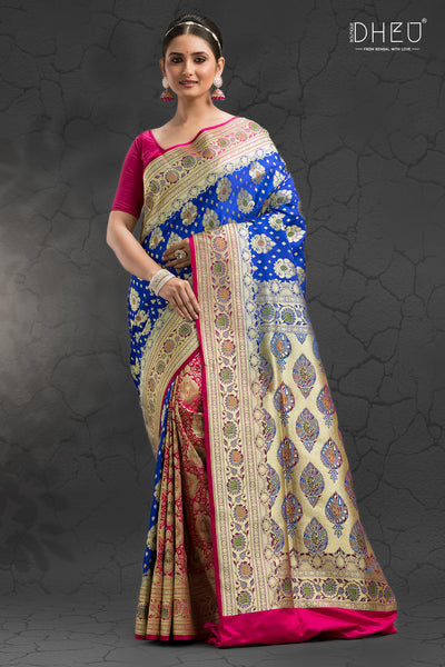 Minakari Pure Benarasi Saree