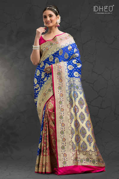 Minakari Pure Benarasi Saree