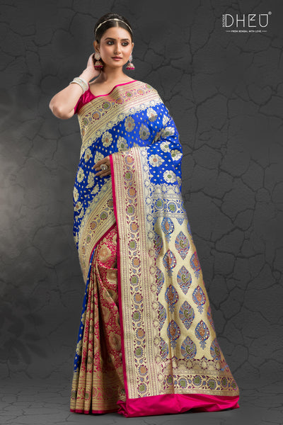 Minakari Pure Benarasi Saree