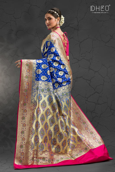 Minakari Pure Benarasi Saree