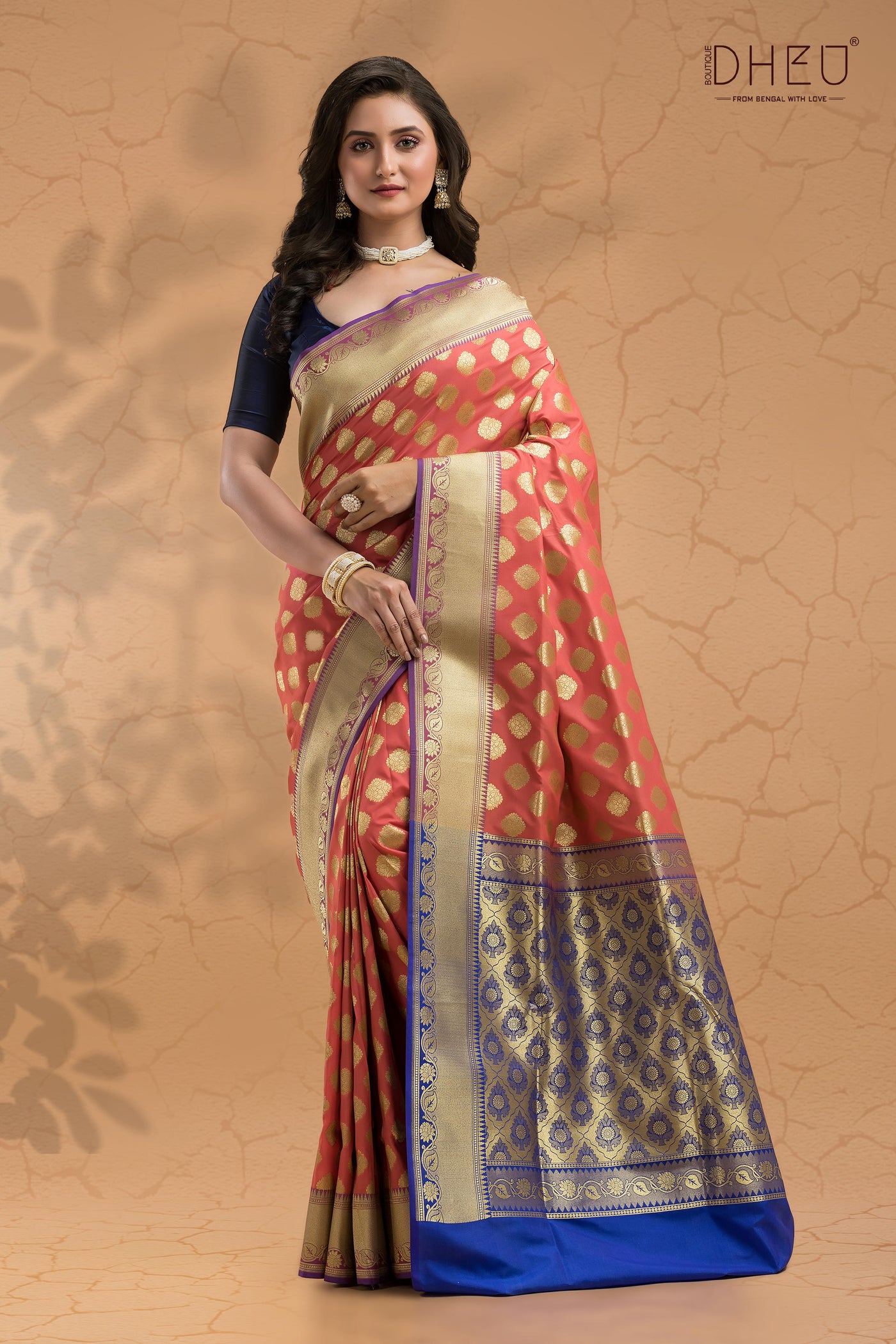 DilBar- Designer Zardausi Benarasi Saree