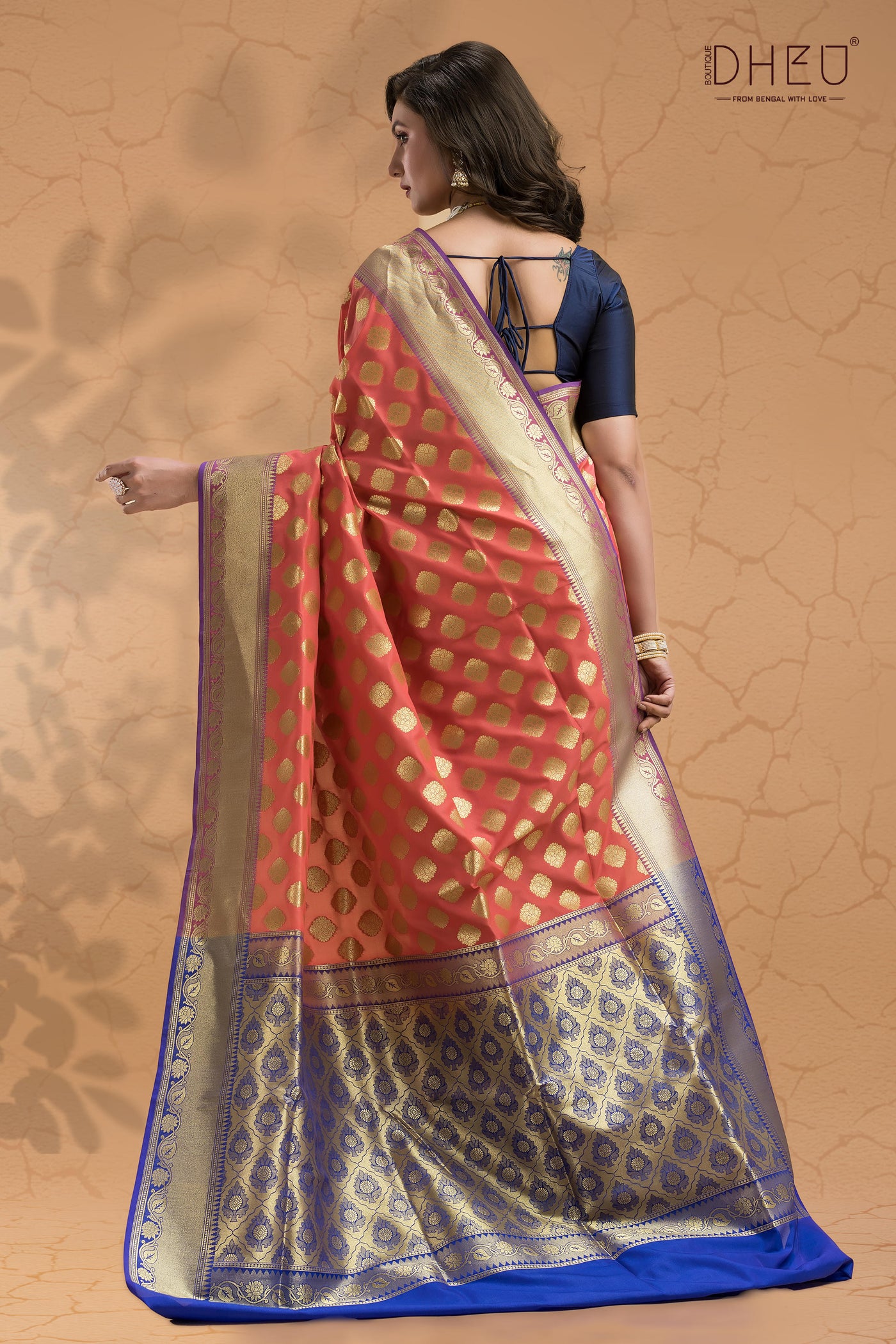 DilBar- Designer Zardausi Benarasi Saree