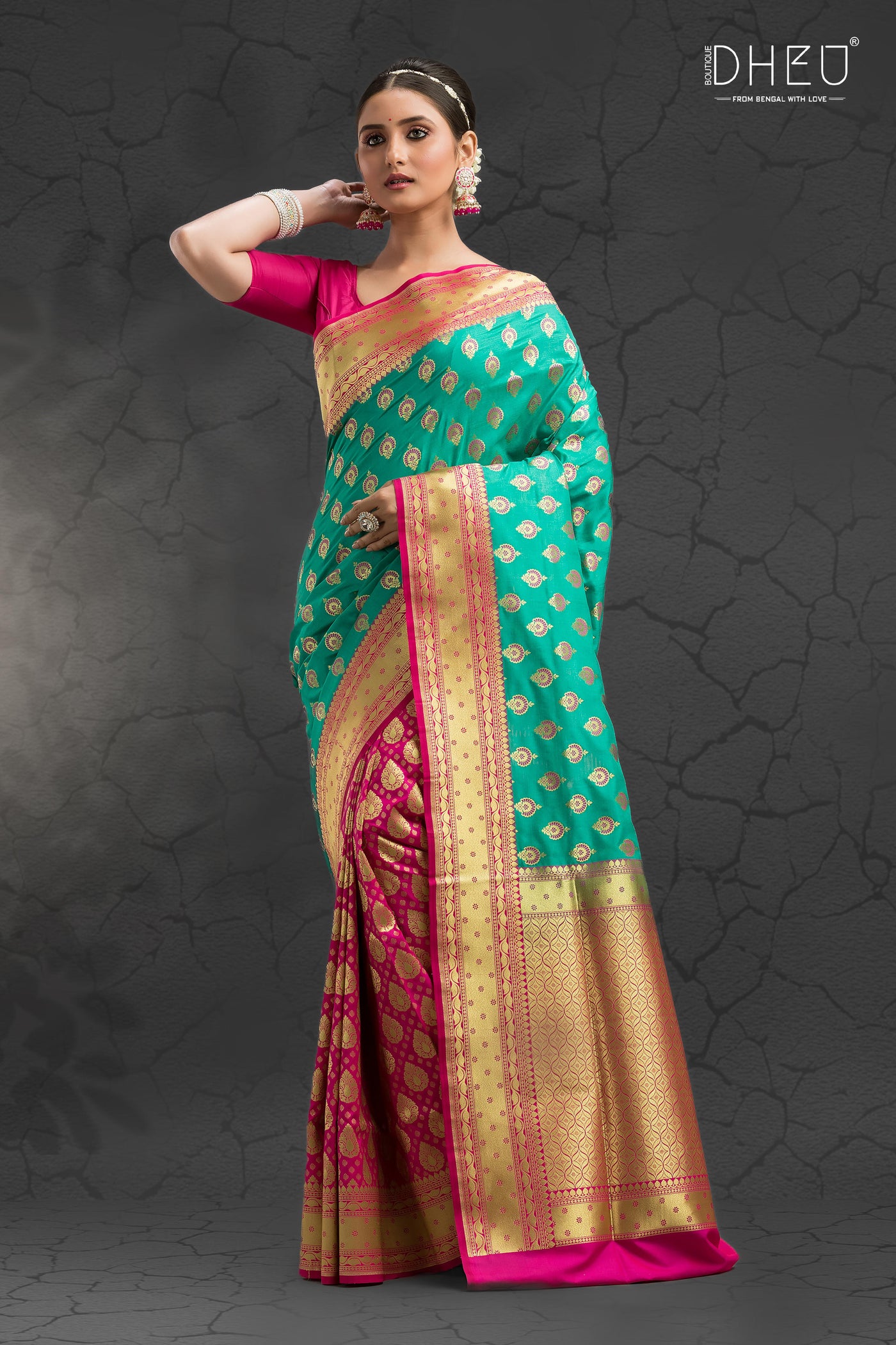 Biyer Saaj - Designer Zardausi Benarasi Saree