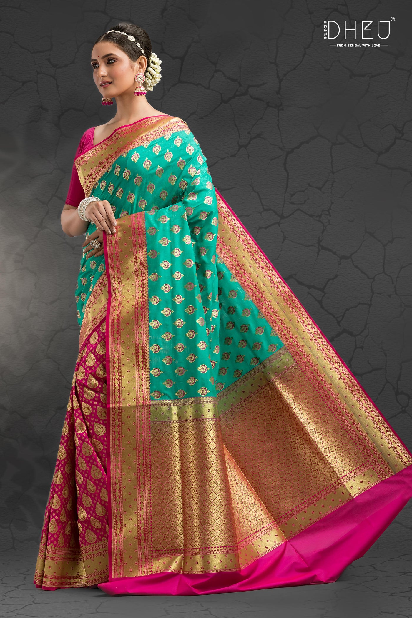 Biyer Saaj - Designer Zardausi Benarasi Saree